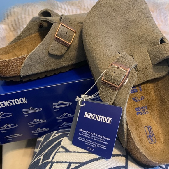 Birkenstock Shoes - NWT in box Birkenstock Boston Clog Taupe size 7 - 7 1/2 - 38